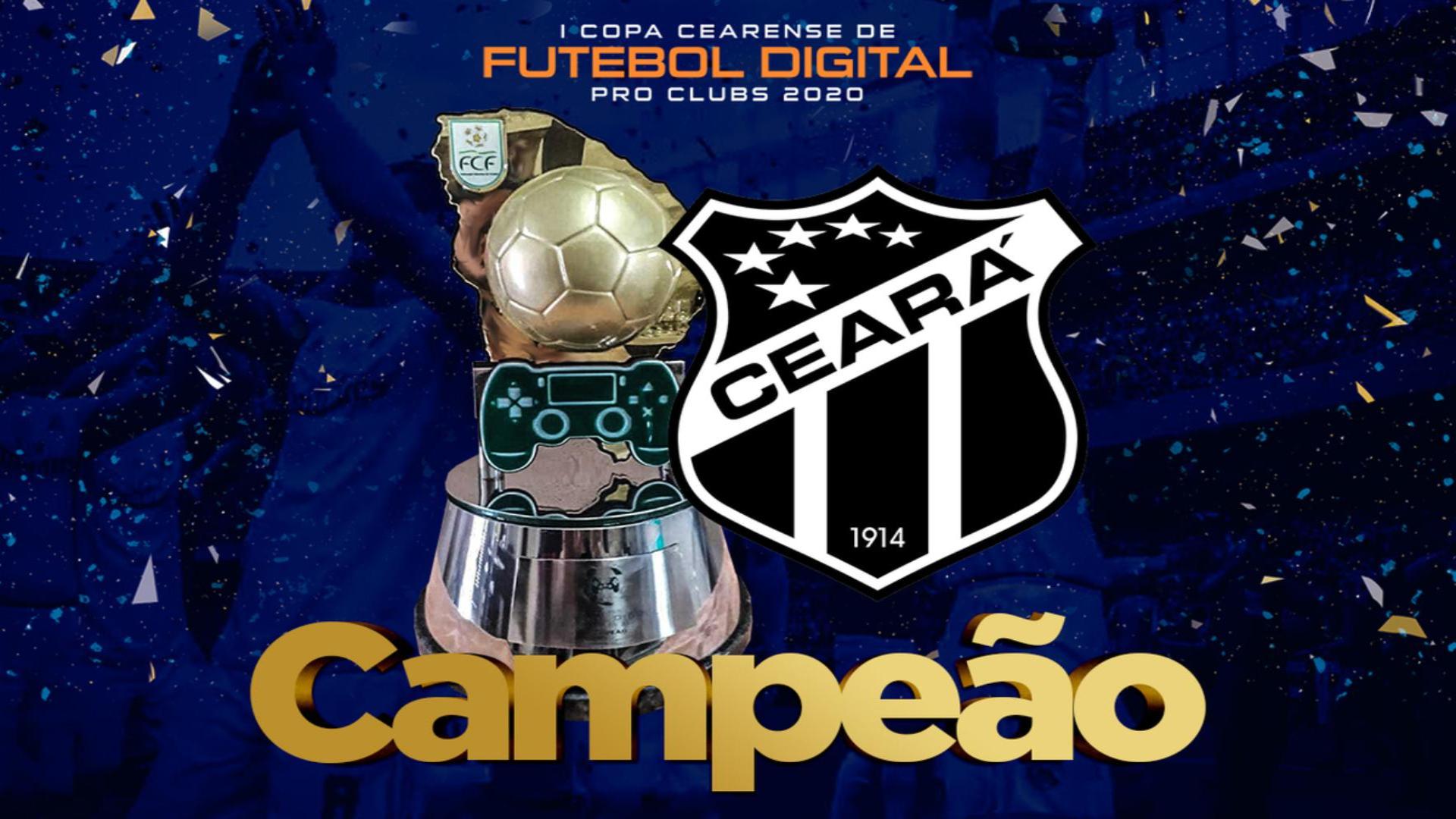 Ceará goleia Fortaleza na final e é o campeão da 1ª Copa Cearense de Futebol Digital Pro Clubs.