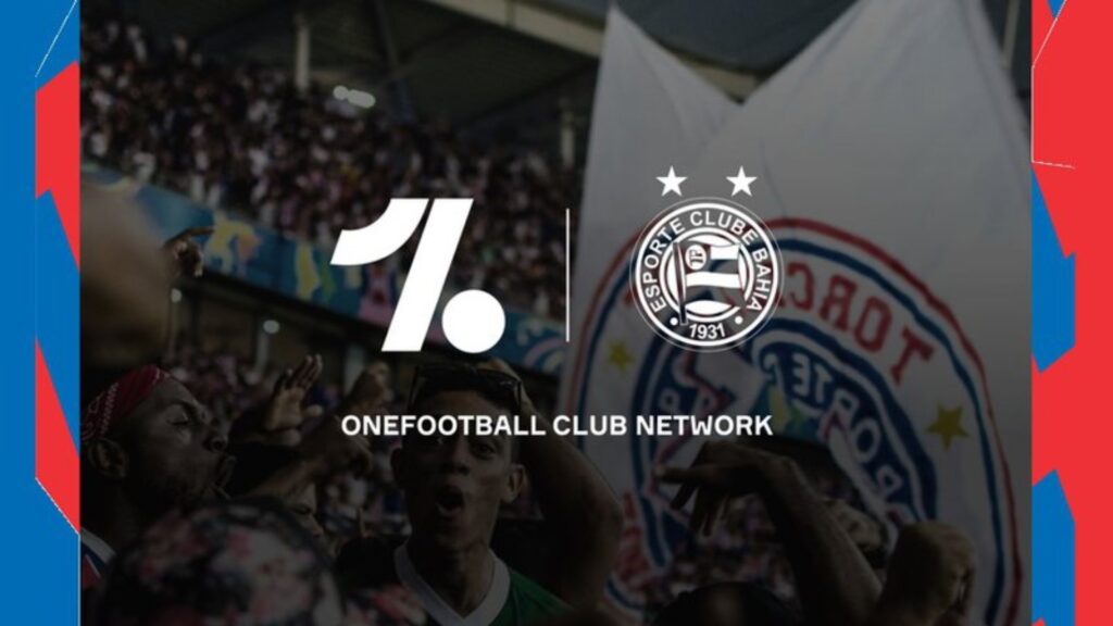 Bahia é mais um clube brasileiro a fechar parceria global com a plataforma digital OneFootball.