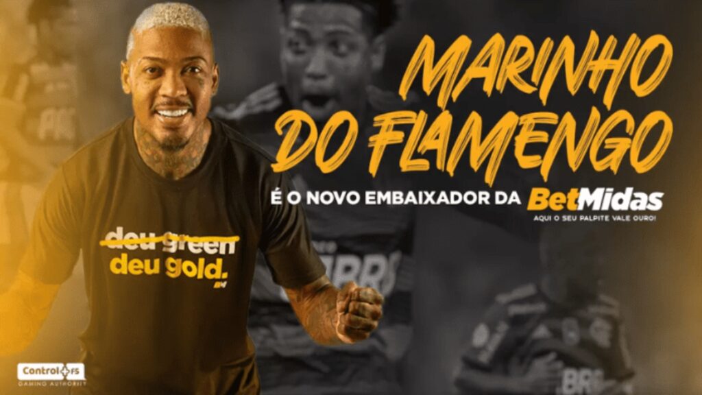 Casa de Apostas enxerga no atacante do Flamengo um rosto para fortalecer sua marca