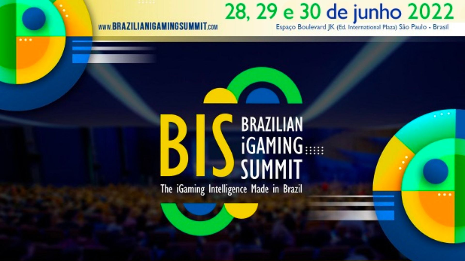 Confirmado! O Brazilian iGaming Summit 2022 ocorrerá nos dias 28