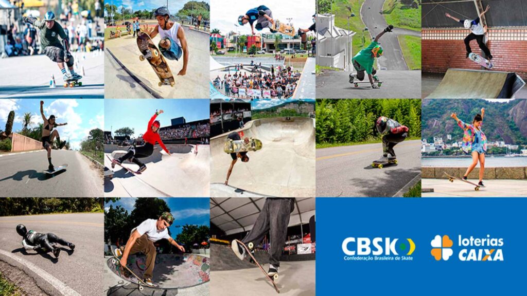 A Confederação Brasileira de Skate (CBSk) anunciou um novo contrato de patrocínio com as Loterias Caixa.