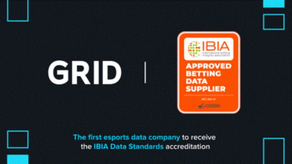 A GRID é a primeira empresa de dados de esports a receber o credenciamento IBIA Data Standards.