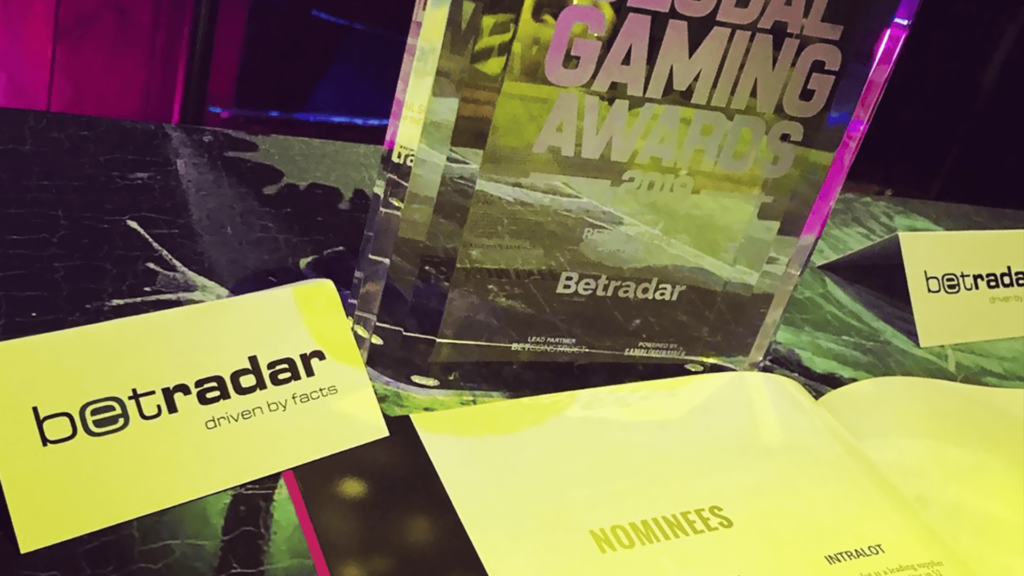 A empresa Betradar foi a vencedora do Global Gaming Awards na categoria Retail Supplier of the Year.