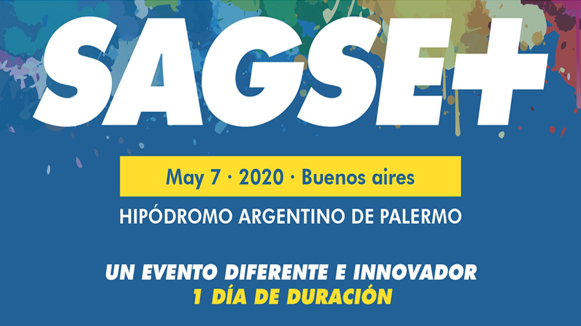 O primeiro evento da SAGSE em 2020 terá lugar no Hipódromo Argentino de Palermo em 7 de maio em Buenos Aires.