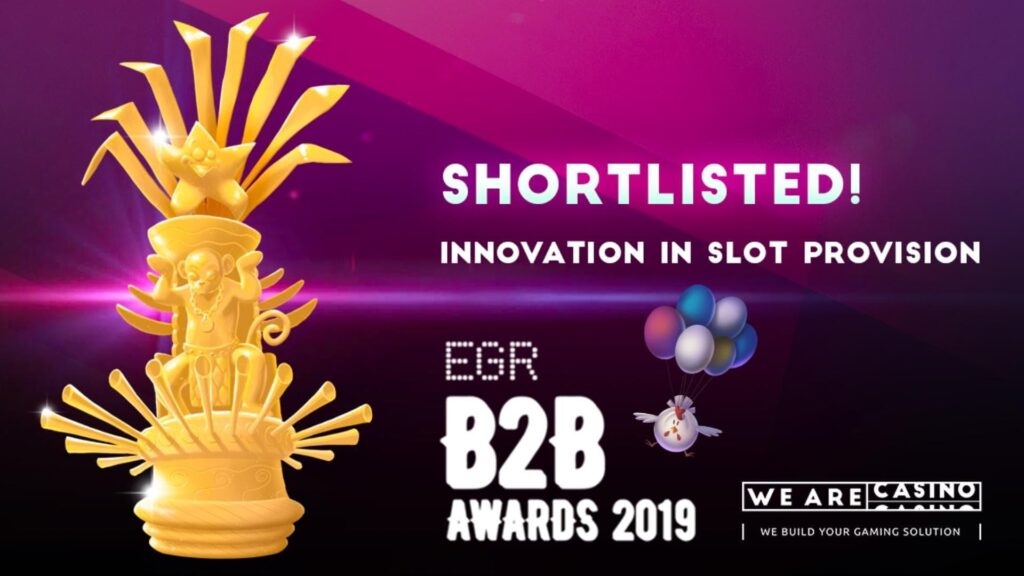 A empresa foi finalista na categoria Innovation in Slot Provision no EGR B2B Awards.